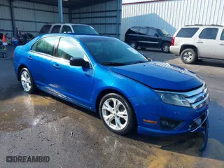 2012 Ford Fusion SE with VIN 3FAHP0HA9CR417509, listed as a IAAI auction lot 40708575 with 206,094 mi miles. Bid and sale history available at carsss.com. Image 1.