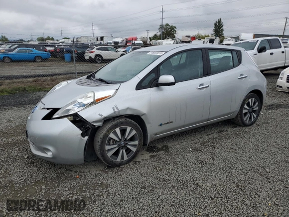 2013 Nissan LEAF SL with VIN 1N4AZ0CP9DC413421, listed as a Copart auction lot 54562415 with 84,490 mi miles and Salvage title. Bid and sale history available at DreamBid. Image 1.