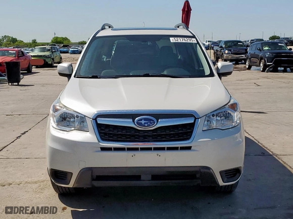 2015 Subaru Forester 2.5i Premium with VIN JF2SJADC1FH827663, listed as a Copart auction lot 52176295 with 130,094 mi miles and Salvage Title. Bid and sale history available at carsss.com. Image 5.