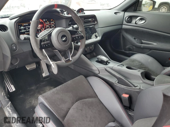 2024 Nissan Z Nismo with VIN JN1BZ4CH0RM367514, listed as a Copart auction lot 52297105 with 1,232 mi miles and Salvage Title. Bid and sale history available at DreamBid. Image 8.