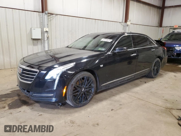 2017 Cadillac CT6 AWD with VIN 1G6KB5RS7HU139604, listed as a Copart auction lot 51518475 with 115,470 mi miles and Salvage title. Bid and sale history available at DreamBid. Image 1.