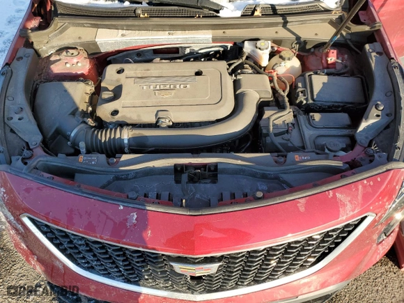 2020 Cadillac XT4 AWD Sport with VIN 1GYFZFR45LF071151, listed as a Copart auction lot 88923965 with 52,555 mi miles and Non Repairable. Bid and sale history available at carsss.com. Image 14.