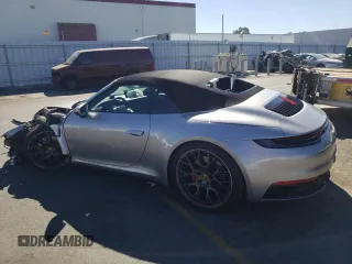 2020 Porsche 911 Carrera S with VIN WP0CB2A9XLS262651, listed as a Copart auction lot 76948374 with 25,800 mi miles and Salvage Title. Bid and sale history available at DreamBid. Image 2.