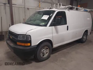 2018 Chevrolet Express Cargo with VIN 1GCWGAFP4J1342434, listed as a IAAI auction lot 42018086 with 149,934 mi miles and . Bid and sale history available at DreamBid. Image 17.