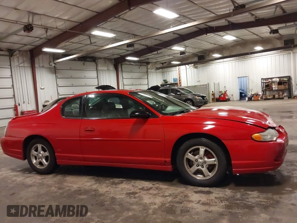 2004 Chevrolet Monte Carlo SS with VIN 2G1WX12K249401015, listed as a IAAI auction lot 42557480 with 135,389 mi miles and . Bid and sale history available at DreamBid. Image 13.