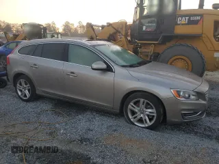 2015 Volvo V60 T5 Drive-E Premier with VIN YV140MEK8F1261621, listed as a Copart auction lot 73959574 with 74,546 mi miles and Salvage Title. Bid and sale history available at carsss.com. Image 4.