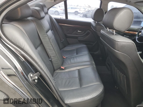 2003 BMW 5 Series 525i with VIN WBADT334X3GF43957, listed as a Copart auction lot 47324795 with 167,248 mi miles and Salvage Title. Bid and sale history available at carsss.com. Image 10.