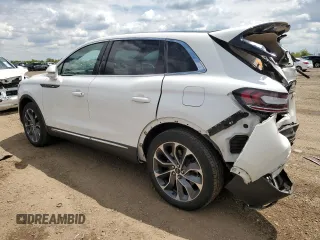 2021 Lincoln Nautilus Reserve with VIN 2LMPJ8KPXMBL09872, listed as a Copart auction lot 58990205 with 50,988 mi miles and Salvage title. Bid and sale history available at DreamBid. Image 2.