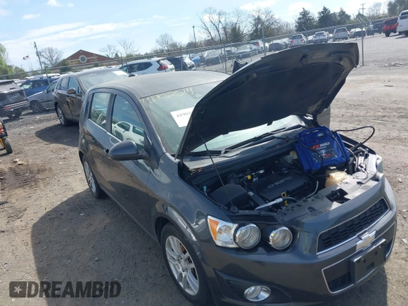 2016 Chevrolet Sonic LT with VIN 1G1JC6SH1G4168081, listed as a IAAI auction lot 41902514 with 82,543 mi miles. Bid and sale history available at carsss.com. Image 6.
