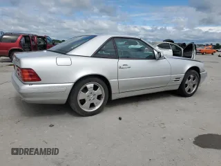 2000 Mercedes-Benz SL 500 z VIN WDBFA68F7YF191054, wystawiony jako Copart lot #58558115 z przebiegiem 118 710 mil mil oraz Szkoda całkowita • Salvage title. Historia ofert i sprzedaży dostępna na DreamBid. Obrazek 3.