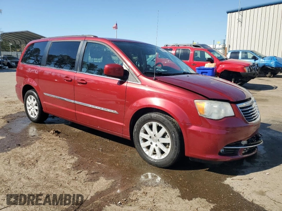 2014 Chrysler Town & Country Touring with VIN 2C4RC1BG3ER446557, listed as a Copart auction lot 50443995 with 188,312 mi miles and Salvage Title. Bid and sale history available at carsss.com. Image 4.
