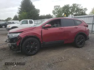 2021 Honda CR-V EX with VIN 2HKRW2H59MH644865, listed as a Copart auction lot 58128615 with Not provided miles and Salvage title. Bid and sale history available at DreamBid. Image 1.