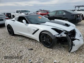 2018 Chevrolet Corvette 2LT with VIN 1G1YD2D70J5101448, listed as a Copart auction lot 43195995 with 34,473 mi miles and Salvage Title. Bid and sale history available at DreamBid. Image 4.