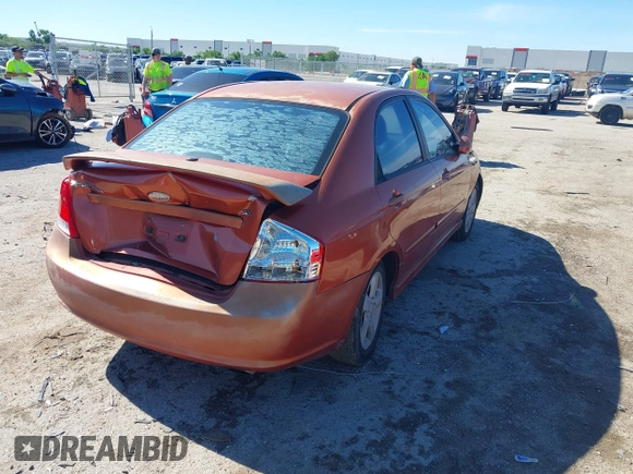 2009 Kia Spectra EX with VIN KNAFE221195026584, listed as a IAAI auction lot 42220442 with 181,619 mi miles and . Bid and sale history available at DreamBid. Image 4.