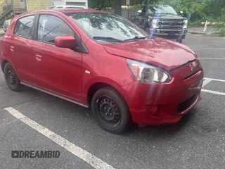 2015 Mitsubishi Mirage DE with VIN ML32A3HJ3FH008272, listed as a Copart auction lot 62955915 with 76,298 mi miles and Clean title. Bid and sale history available at DreamBid. Image 1.