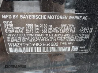 2019 MINI Countryman Cooper S z VIN WMZYT5C59K3E64682, wystawiony jako IAAI lot #42149889 z przebiegiem Nie podano mil oraz . Historia ofert i sprzedaży dostępna na DreamBid. Obrazek 9.