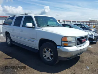 2001 GMC Yukon XL SLT z VIN 3GKFK16TX1G280135, wystawiony jako IAAI lot #42328582 z przebiegiem 222 698 mil mil oraz . Historia ofert i sprzedaży dostępna na DreamBid. Obrazek 1.