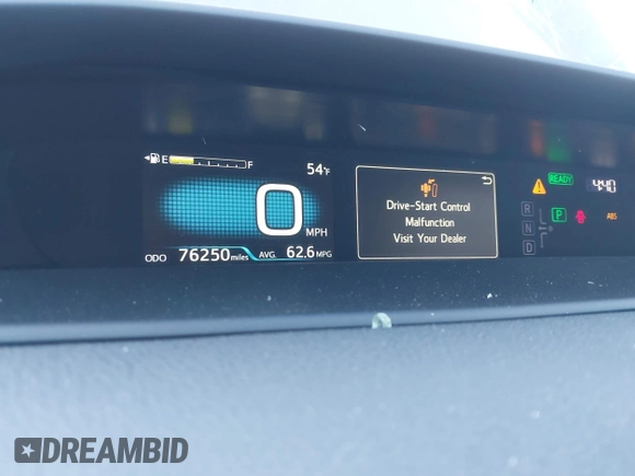 2020 Toyota Prius L Eco z VIN JTDKARFU9L3122010, wystawiony jako IAAI lot #41969655 z przebiegiem 76 250 mil mil oraz . Historia ofert i sprzedaży dostępna na DreamBid. Obrazek 15.
