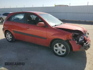 2007 Kia Rio SX with VIN KNADE163176201534, listed as a Copart auction lot 54682195 with 388,812 mi miles and Clean Title. Bid and sale history available at carsss.com. Image 4.
