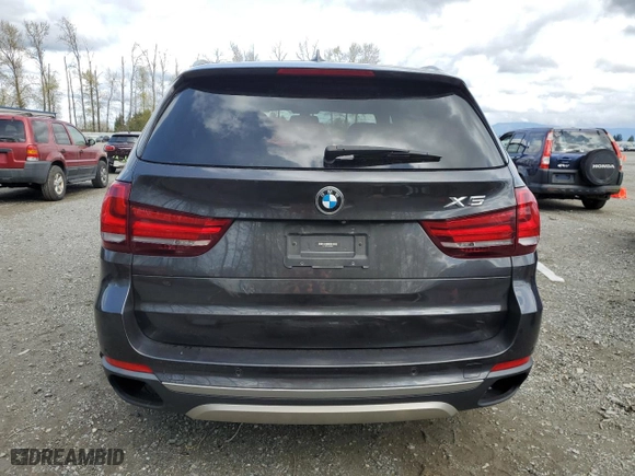 2017 BMW X5 xDrive40e iPerformance with VIN 5UXKT0C51H0S80027, listed as a Copart auction lot 52654625 with 81,905 mi miles and Clean Title. Bid and sale history available at carsss.com. Image 6.