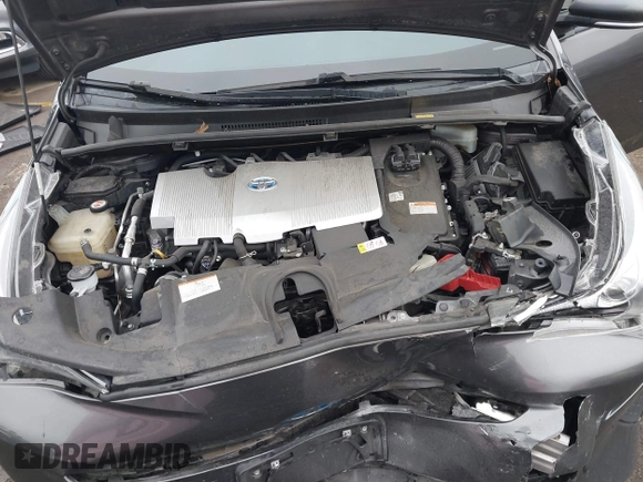 2018 Toyota Prius Two with VIN JTDKBRFUXJ3591956, listed as a IAAI auction lot 41848336 with 62,560 mi miles and . Bid and sale history available at DreamBid. Image 10.