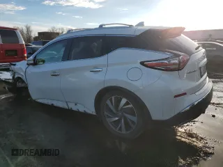 2016 Nissan Murano Platinum z VIN 5N1AZ2MH9GN162594, wystawiony jako Copart lot #46721015 z przebiegiem 99 086 mil mil oraz Szkoda całkowita • Salvage title. Historia ofert i sprzedaży dostępna na DreamBid. Obrazek 2.