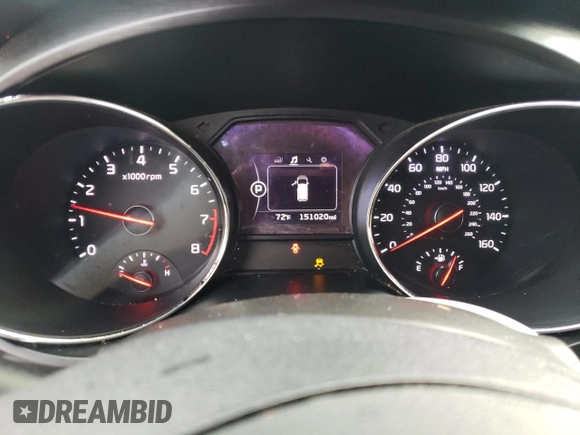 2017 Kia Sedona LX with VIN KNDMB5C11H6238980, listed as a Copart auction lot 78467274 with 151,020 mi miles and Salvage Title. Bid and sale history available at carsss.com. Image 9.