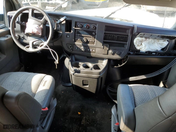 2016 Chevrolet Express Passenger LT with VIN 1GAZGPFG9G1296066, listed as a Copart auction lot 67392114 with 0 mi miles and Salvage Title. Bid and sale history available at carsss.com. Image 8.