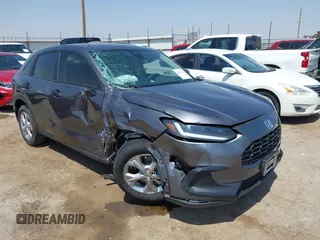 2025 Honda HR-V LX with VIN 3CZRZ1H36SM707552, listed as a IAAI auction lot 42331153 with 11,008 mi miles and . Bid and sale history available at DreamBid. Image 1.