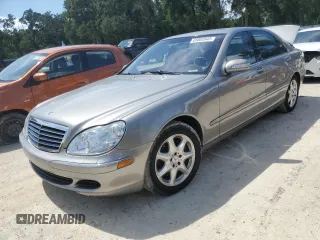 2004 Mercedes-Benz S 430 with VIN WDBNG83J14A402533, listed as a Copart auction lot 65082845 with 73,643 mi miles and Salvage title. Bid and sale history available at DreamBid. Image 1.