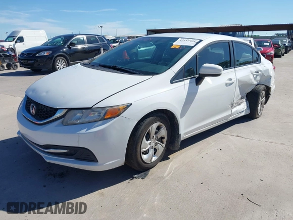 2015 Honda Civic LX with VIN 19XFB2F59FE045943, listed as a IAAI auction lot 42312404 with 108,679 mi miles and . Bid and sale history available at DreamBid. Image 21.