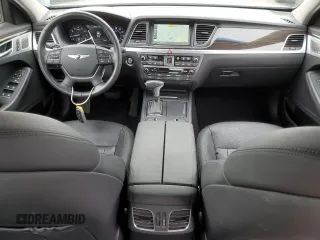 2018 Genesis G80 3.8L with VIN KMHGN4JE5JU238787, listed as a Copart auction lot 62377095 with 71,405 mi miles and Salvage title. Bid and sale history available at DreamBid. Image 8.
