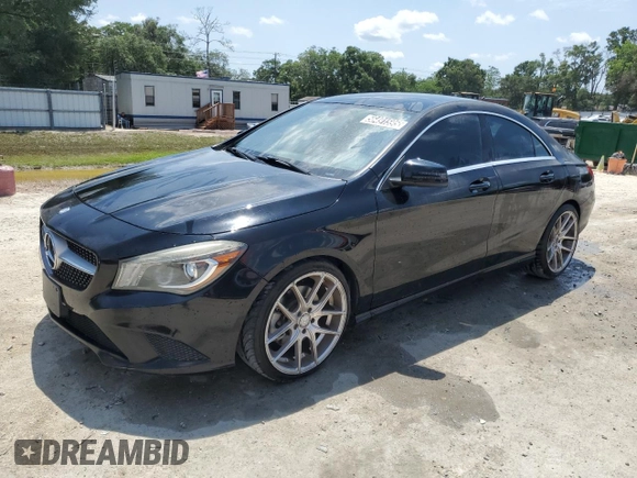 2014 Mercedes-Benz CLA 250 z VIN WDDSJ4EB1EN089391, wystawiony jako Copart lot #56491595 z przebiegiem 126 309 mil mil oraz Czysty tytuł • Clean title. Historia ofert i sprzedaży dostępna na DreamBid. Obrazek 1.