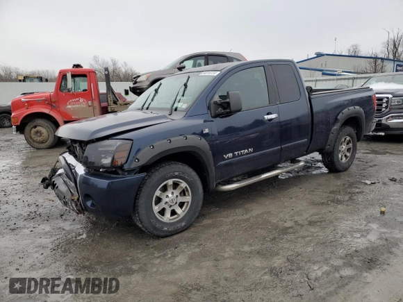 2007 Nissan Titan XE z VIN 1N6AA06BX7N227135, wystawiony jako Copart lot #84016134 z przebiegiem 120 723 mil mil oraz Nie do naprawy • Non repairable. Historia ofert i sprzedaży dostępna na DreamBid. Obrazek 1.