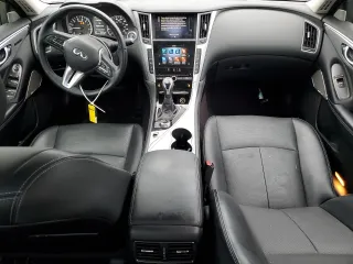 2023 Infiniti Q50 Luxe with VIN JN1EV7BP6PM511826, listed as a Copart auction lot 86655224 with 23,681 mi miles and Salvage Title. Bid and sale history available at DreamBid. Image 8.