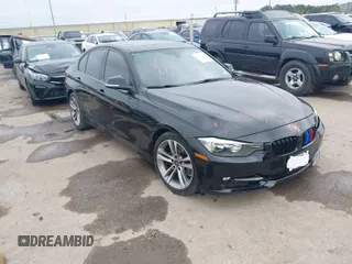 2015 BMW 3 Series 328i with VIN WBA3A5G56FNS83991, listed as a IAAI auction lot 41123406 with 146,818 mi miles. Bid and sale history available at carsss.com. Image 1.