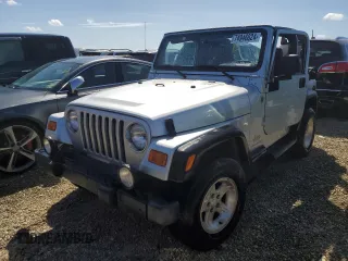 2004 Jeep Wrangler Sport with VIN 1J4FA49SX4P776775, listed as a Copart auction lot 74946824 with Not Provided miles and Salvage Title. Bid and sale history available at carsss.com. Image 1.