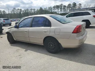 2002 Honda Civic EX with VIN 1HGES26782L002498, listed as a Copart auction lot 48849655 with 243,585 mi miles and Salvage Title. Bid and sale history available at carsss.com. Image 2.