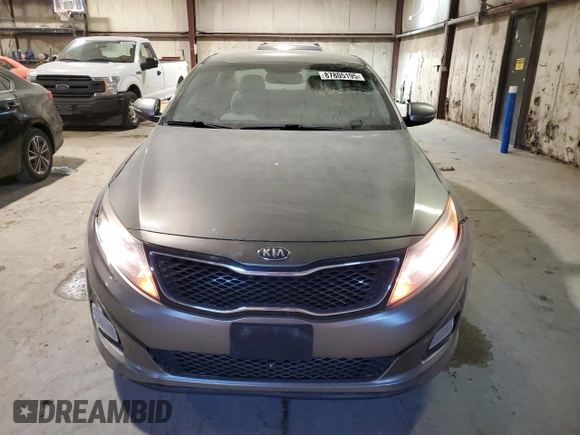 2014 Kia Optima LX with VIN 5XXGM4A71EG292110, listed as a Copart auction lot 87805195 with 175,367 mi miles and Salvage Title. Bid and sale history available at carsss.com. Image 5.