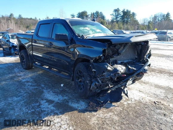 2022 Chevrolet Silverado 1500 Custom with VIN 1GCPDBEK1NZ512152, listed as a IAAI auction lot 41381103 with 49,865 mi miles. Bid and sale history available at carsss.com. Image 1.