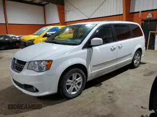 2017 Dodge Grand Caravan Crew Plus with VIN 2C4RDGDG0HR686411, listed as a Copart auction lot 43942305 with 200,408 mi miles and Clean Title. Bid and sale history available at DreamBid. Image 1.