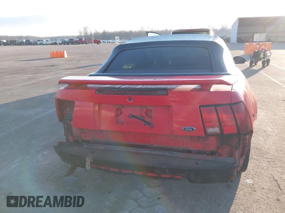 2004 Ford Mustang Deluxe with VIN 1FAFP44644F221637, listed as a IAAI auction lot 41625384 with 123,424 mi miles. Bid and sale history available at carsss.com. Image 6.