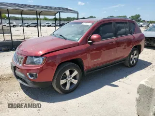 2016 Jeep Compass Latitude z VIN 1C4NJCEA8GD716170, wystawiony jako Copart lot #62654835 z przebiegiem 114 878 mil mil oraz Szkoda całkowita • Salvage title. Historia ofert i sprzedaży dostępna na DreamBid. Obrazek 1.