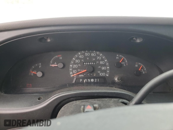 2001 Ford Econoline Cargo with VIN 1FTNS24L81HB06795, listed as a Copart auction lot 46926995 with 409,493 mi miles and Salvage Title. Bid and sale history available at DreamBid. Image 9.