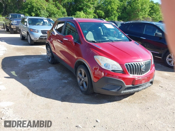 2014 Buick Encore with VIN KL4CJASB3EB694106, listed as a IAAI auction lot 42079224 with 181,435 mi miles. Bid and sale history available at carsss.com. Image 1.