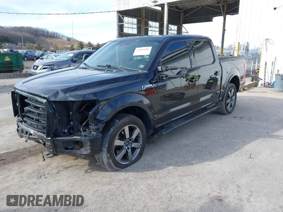2016 Ford F-150 XLT with VIN 1FTEW1EF0GFB46896, listed as a IAAI auction lot 41666886 with 156,895 mi miles and . Bid and sale history available at carsss.com. Image 2.