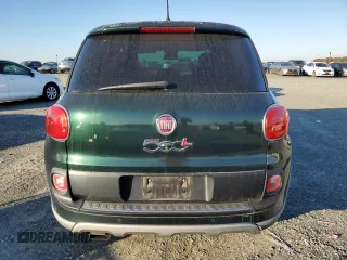 2014 FIAT 500L Trekking with VIN ZFBCFADH4EZ003989, listed as a Copart auction lot 83334354 with 90,261 mi miles and Salvage Title. Bid and sale history available at carsss.com. Image 6.