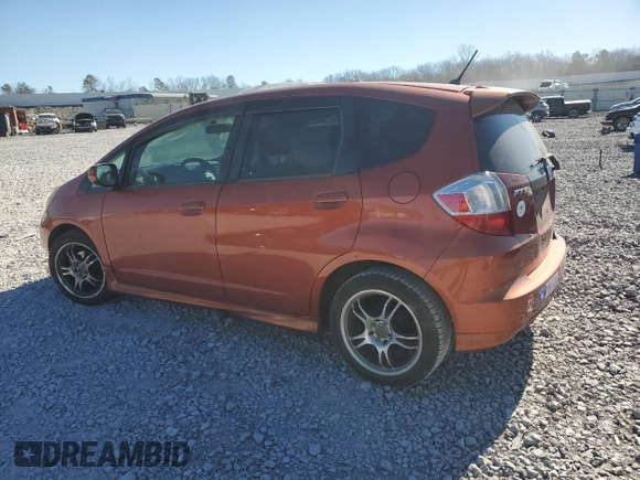 2012 Honda Fit Sport with VIN JHMGE8H57CC024375, listed as a Copart auction lot 47444835 with 0 mi miles and Salvage Title. Bid and sale history available at carsss.com. Image 2.
