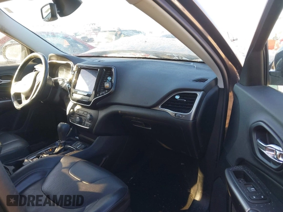 2019 Jeep Cherokee Limited with VIN 1C4PJLDB4KD327439, listed as a IAAI auction lot 41287922 with 42,968 mi miles and . Bid and sale history available at DreamBid. Image 5.