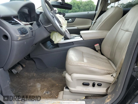 2013 Ford Edge Limited with VIN 2FMDK3KC4DBB00977, listed as a Copart auction lot 59574635 with 211,775 mi miles and Salvage title. Bid and sale history available at DreamBid. Image 7.